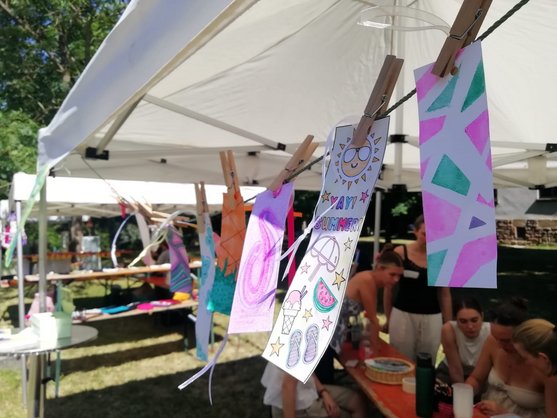 Stand ETS auf Sommerfest Stand ETS auf Sommerfest