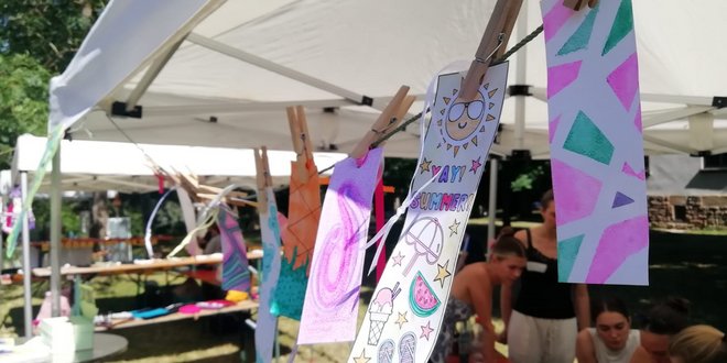 Stand ETS auf Sommerfest